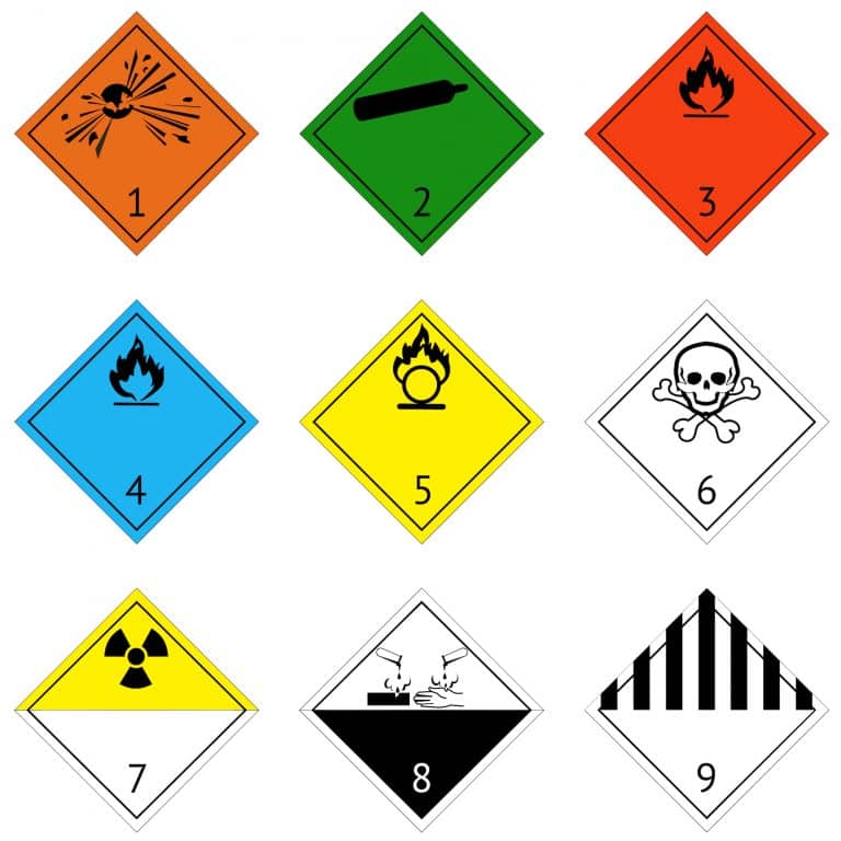 The 9 Classes of Dangerous Goods Explained - DGD HazmatDG Declaration